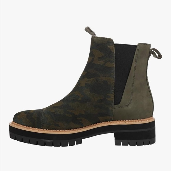NEW TOMS Forest Camouflage Dakota Green Casual Boot Size 9 booties - Picture 3 of 11